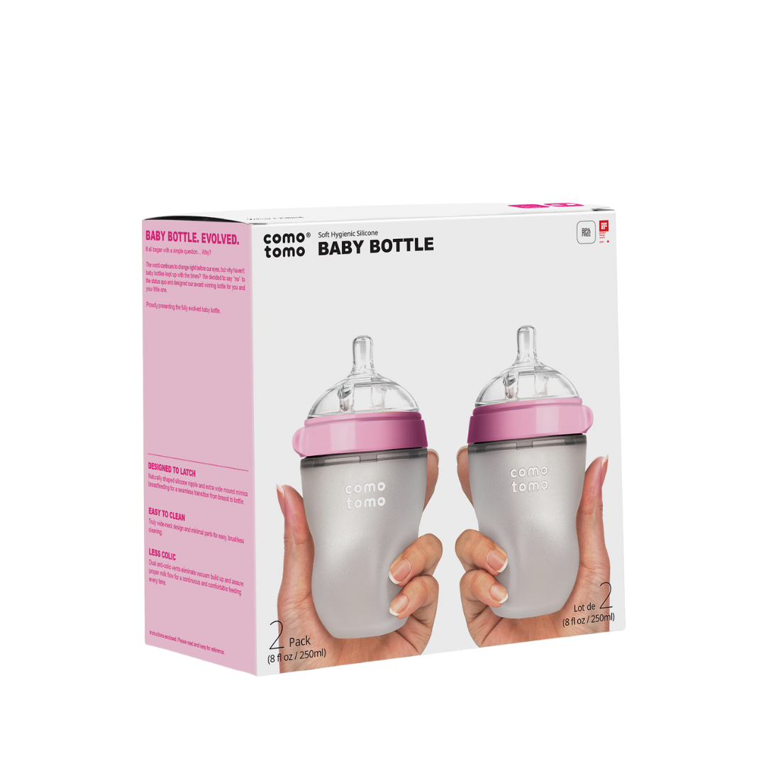 Twinpack Silicone Baby Feeding Bottle - 250ML