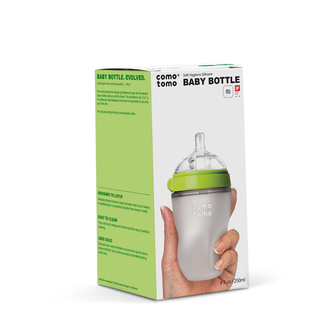 Silicone Baby Feeding Bottle - 250ML