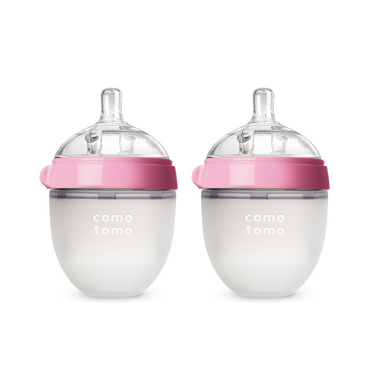 Twinpack Silicone Baby Feeding Bottle - 150ML